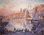 Paul Signac The Port of Saint-Tropez France oil painting artist